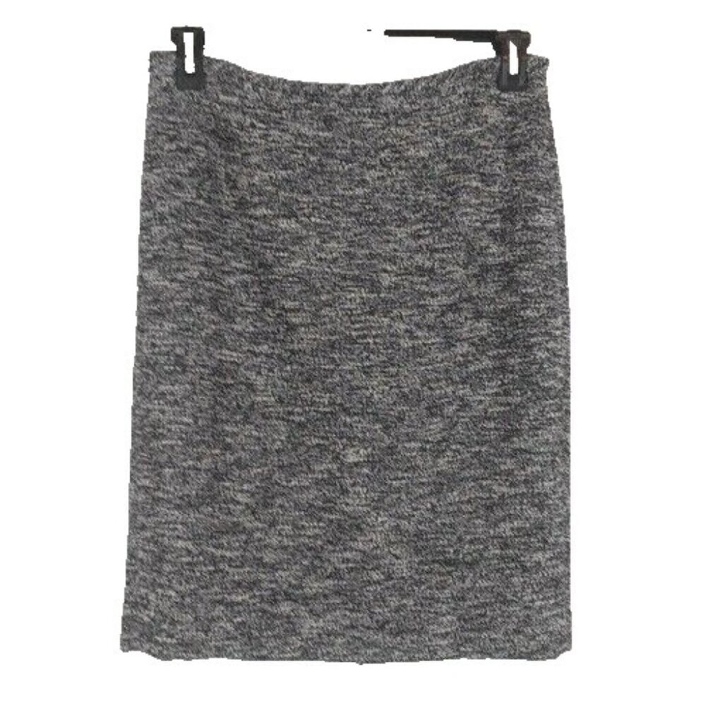 Calvin Klein Womens Tweet Pencil Skirt Size‎ 6 Heathered Gray Mini Carrier